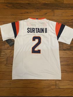 Broncos Surtain II Jersey #2 White And More Colors Avail