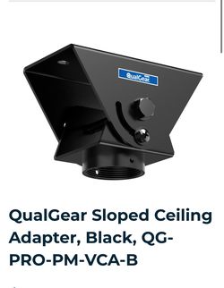 QualGear Sloped Ceiling Adapter Mount (QG-PRO-PM-VCA-B)