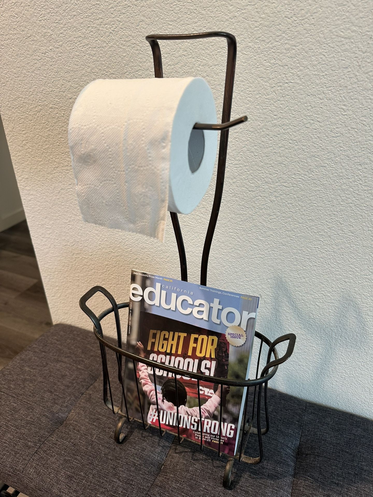 Toilet Paper and Magazine Holder!