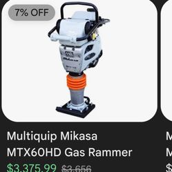 MTX 60 Tamper