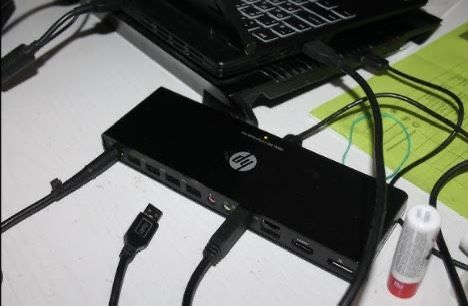 HP 3005pr USB 3 Port Replicatir Docking Station