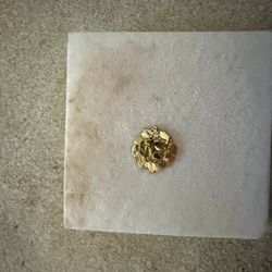 Nugget earrings 10k gold