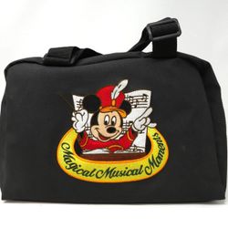 Disney Magical Musical Moments Embroidered Mickey Mouse Disney Pin Trading Bag