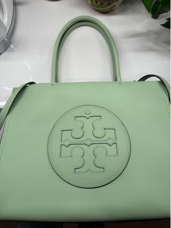 Tory Burch- Small Ella Bio Tote (Mint Leaf)