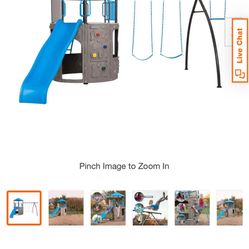 Lifetime Blue Play And Swing Set 