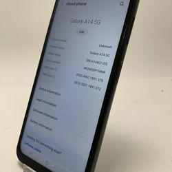Samsung Galaxy A14 5G Duos Black 64GB UNLOCKED With 30 Day Warranty 