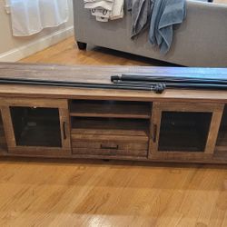 Free Media Console Shelf Cabinet