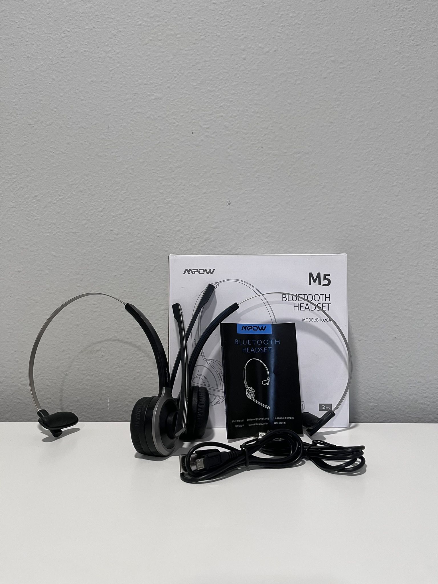 MPOW MF Bluetooth Headset Model : BHO78A