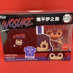 Funko Pop! Demon Slayer Inosuke Hashibira T-Shirt Bundle GameStop (Size L)