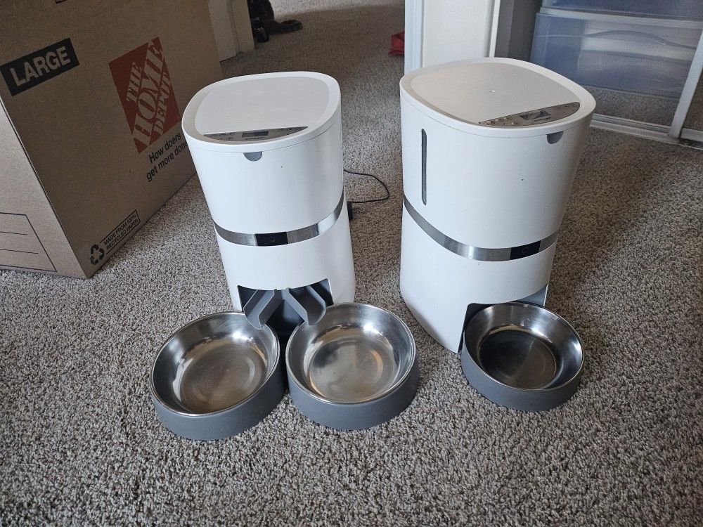 Automatic Pet Feeder | Two Feeder And Single Feeder