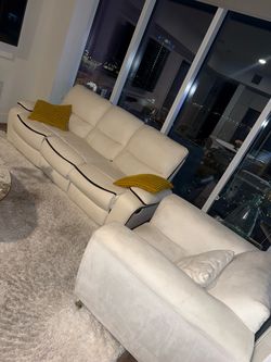White couches