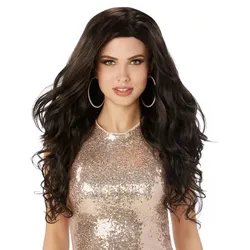 Halloween Elegant Brunette Costume Wig