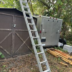 Ladders 8’ fiberglass step or 24’ aluminum extension $85 each 5’&6’ aluminum step $25 each