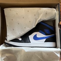Air Jordan 1 Mid Racer Blue Size 12