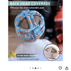 Baby Head Protector Helmet Adjustable PINK color 