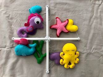 Baby crib mobile ocean
