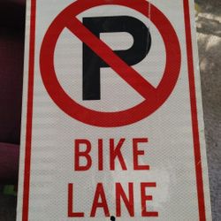 No Parking Bike Lane