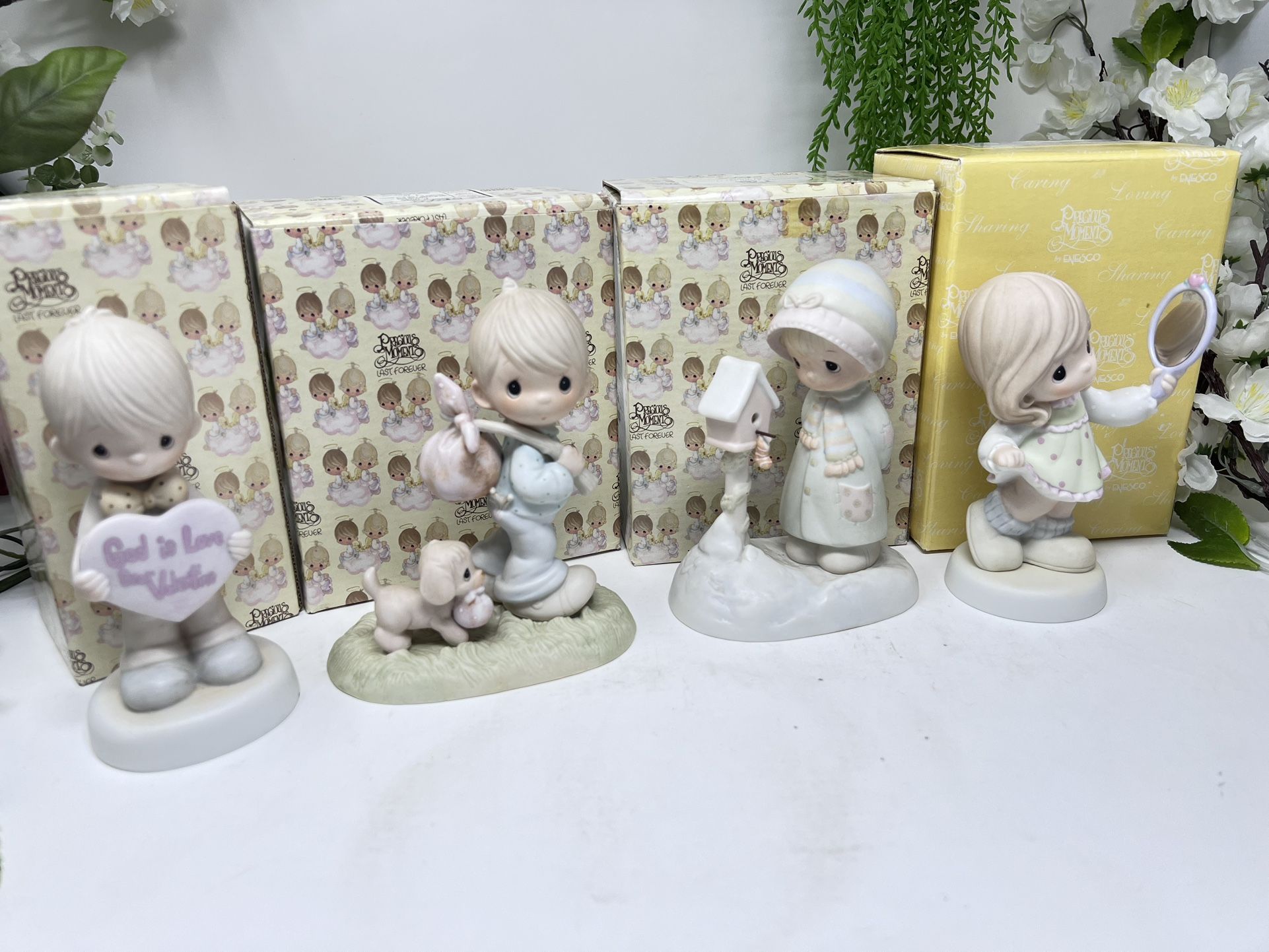 P33 Precious Moments – Lot of 4 Vintage Figurines (1981–2005)