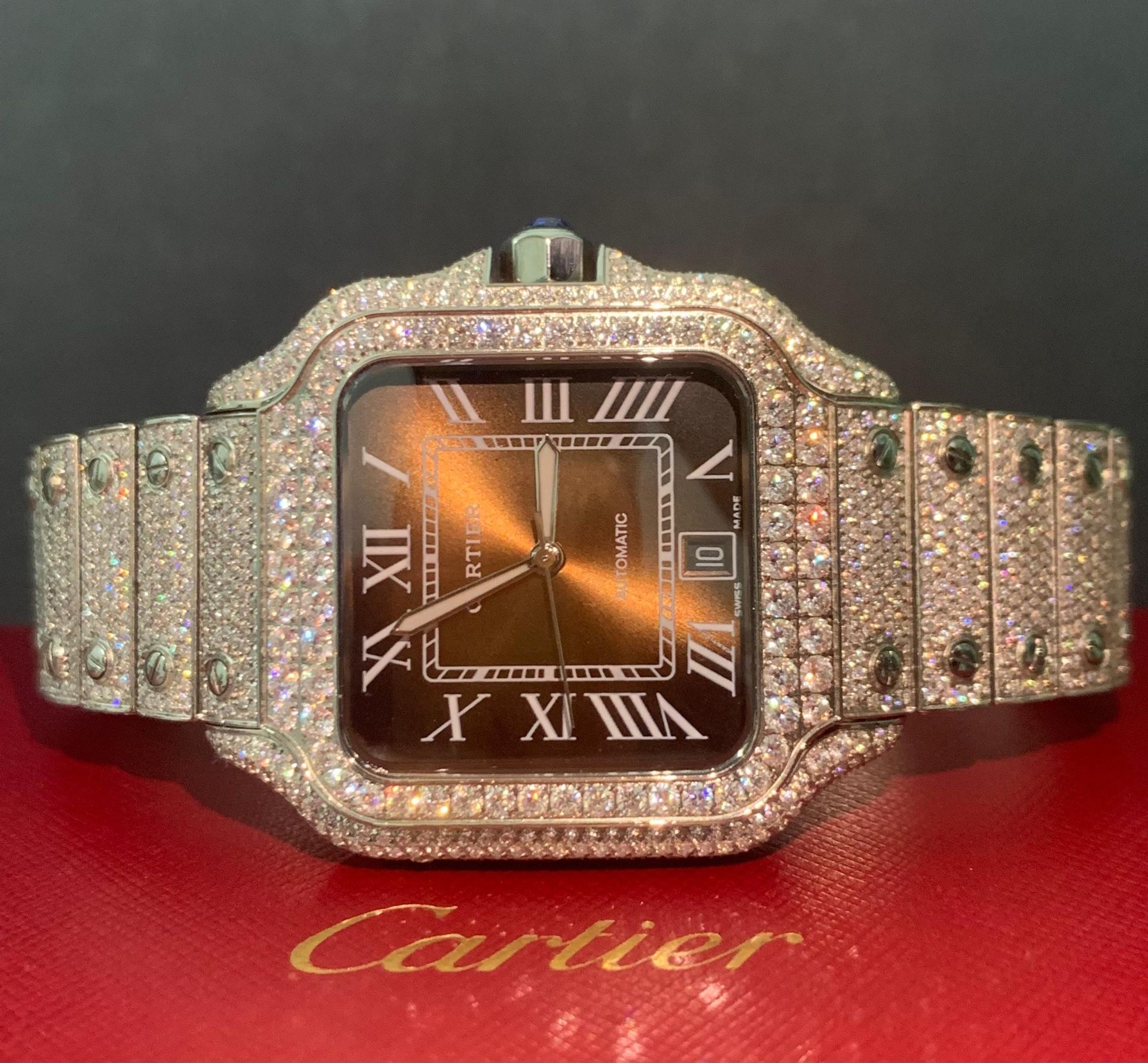 Moisanite  Cartier Black Face 