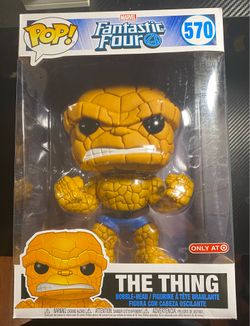 Funko Pop Marvel Fantastic Four The Thing 10" Target Exclusive figure.