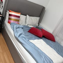 Queen Size Bed Kelly Clarkson Brooklinn Upholstered Platform Storage Bed