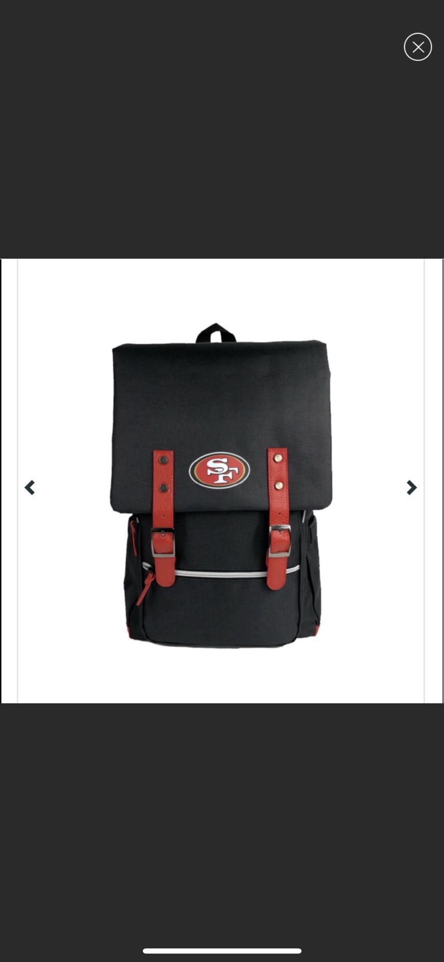 Brand New Sealed Official 49ers Ramblers Backpack