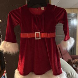 Little Girls Christmas Dress Size Small New With No Tags 