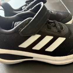 Adidas Kids Black and White Sneakers