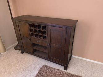 Wood wine cabinet/ bar