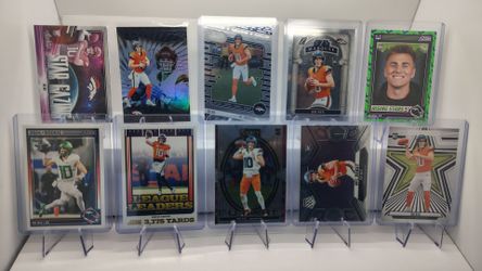 Bo Nix Football Cards (10 Cards) Rookies