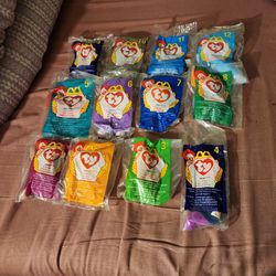 1998 McDonald's Ty Beanie babies Rare Set of 12 Retired Pick up only.