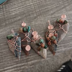 Navajo Made Arrowhead Pendants 