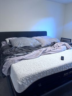 King Size Hybrid Mattress And Adjustable Frame
