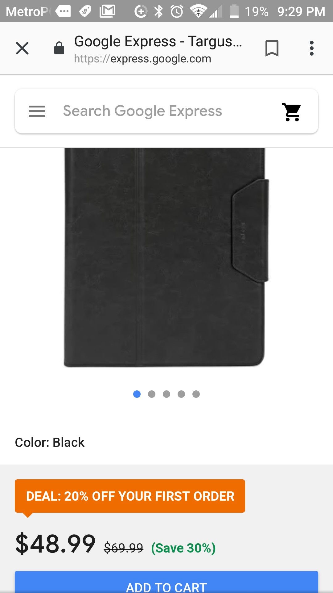 Targus I pad pro holder