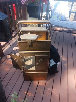 Brass Noodle Street Vendor Caddy 