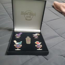 2001 Orlando Hard Rock Hotel Cocktail Pin Set