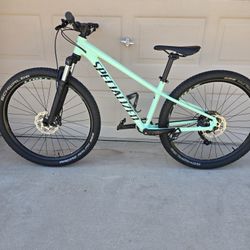 SPECIALIZED ROCKHOPPER COMP MOUNTAIN BIKE, 1X9, SETUP TUBELESS (SMALL FRAME)