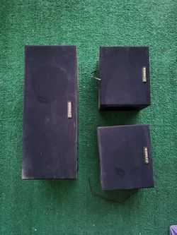 Fisher Speakers Set of 3