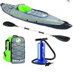Sevylor Quikpak K5 Inflatable Kayak – Lightly Used – 3 Available
