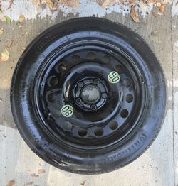 OEM BMW X3 Spare Tire & Wheel – Factory Temporary Spare