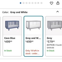 Babyletto Hudson Crib - used 