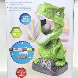 Discovery Kids Hungry T-Rex Feeding Game, Carnival Style Shooting NEW 