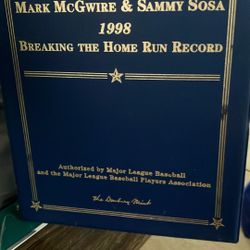 Mark McGwire And Sammy Sosa 1998 HR Record Chase