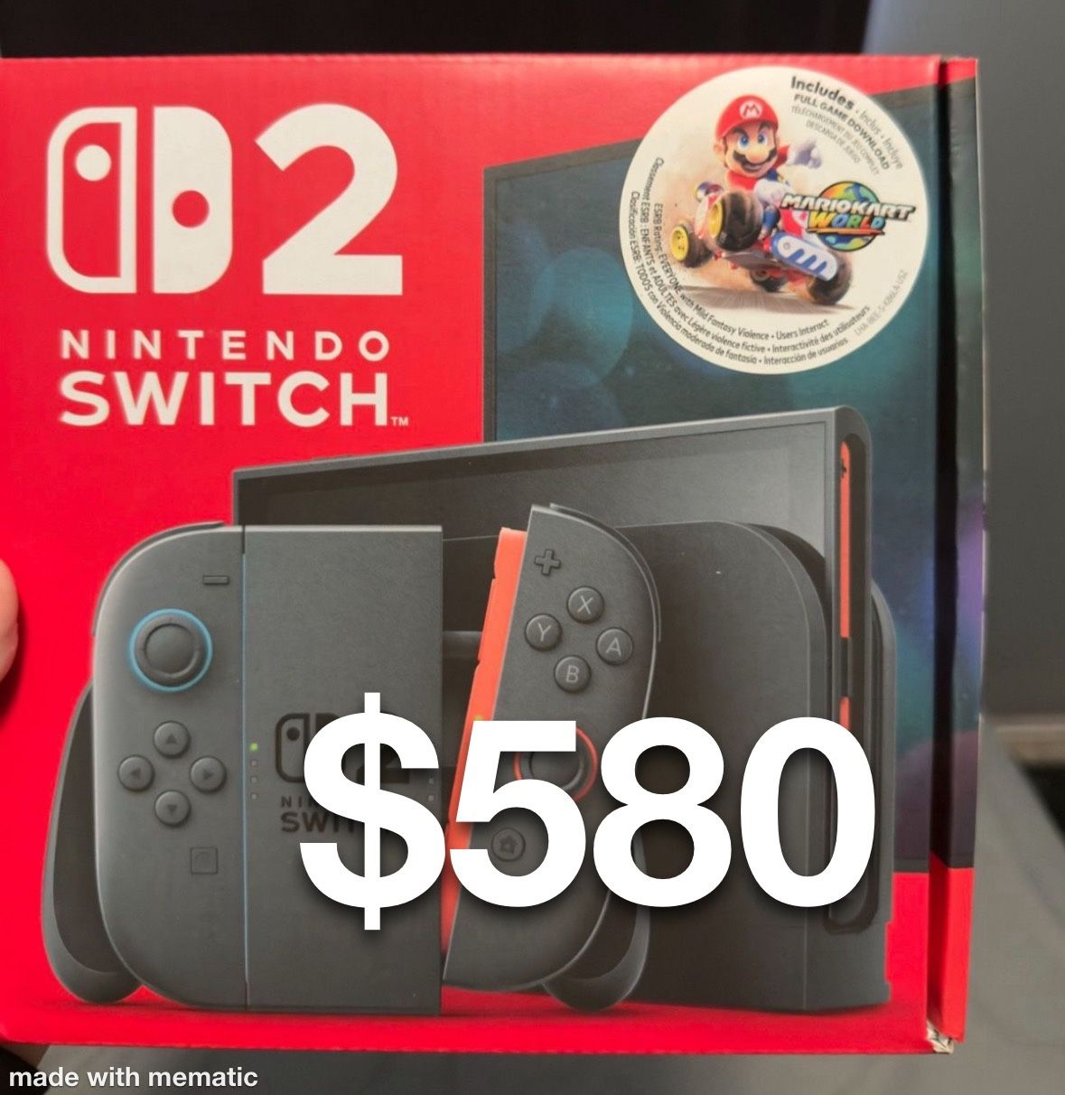 Switch 2 Bundle Mariokart World