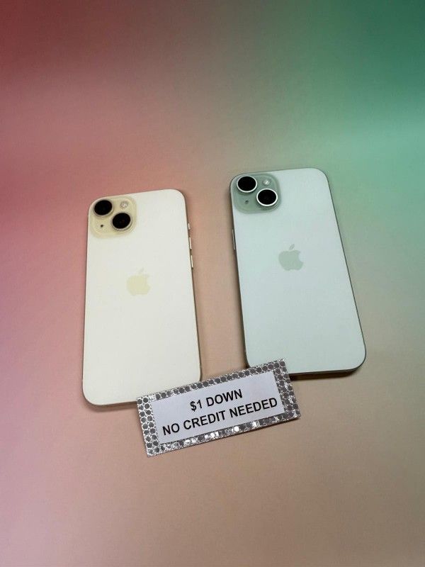 Apple IPhone 15 5G - Only $1 Today Pay The Rest Later!