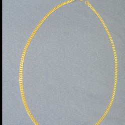 $45 Cuban Chain 18k Gold Plated 