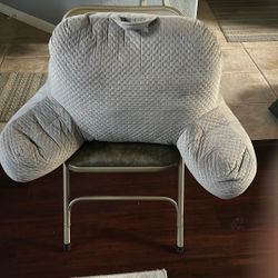 Gray Very Comfortable Back Rest Pillow 