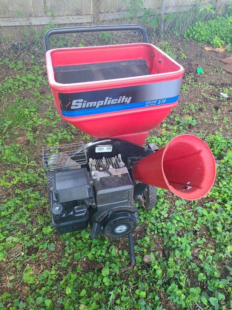 Simplicity Wood Chipper Shredder 5/14