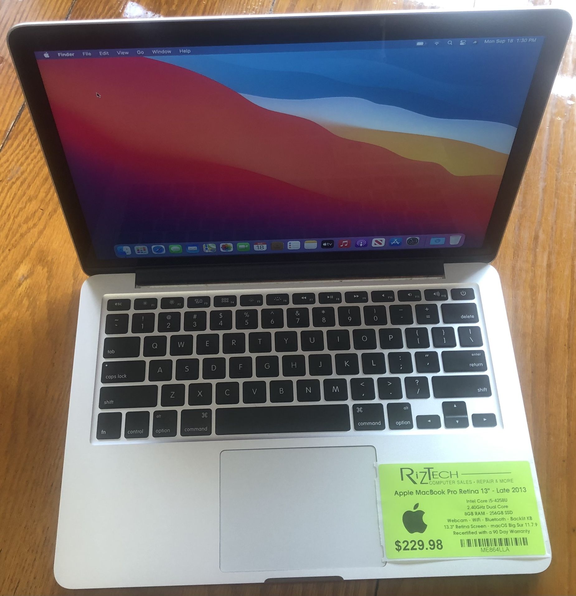 Apple MacBook Pro Retina 13" - Late 2013
