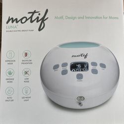 MOTIF LUNA DOUBLE ELECTRIC BREAST PUMP ~ NEW IN BOX